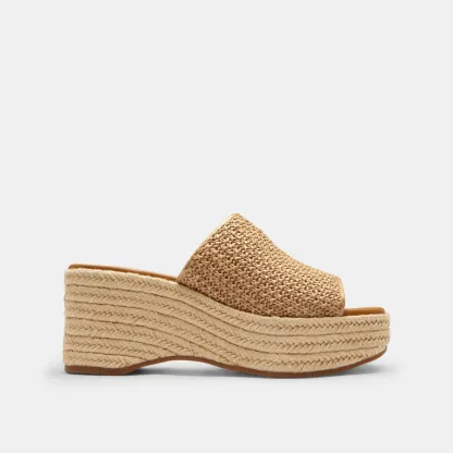 COACH®,Phoebe Platform Sandal,,Angle View