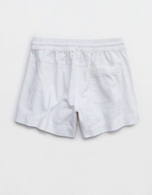 Aerie Woven Pull-On Short - White