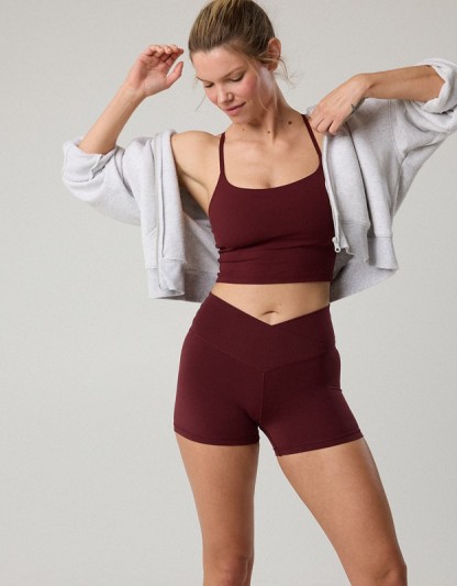 OFFLINE By Aerie Real Me Crossover 3" Bike Short - Royal Berry
