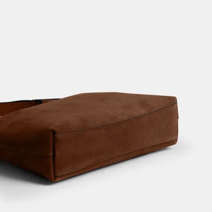 COACH®,Brooklyn Shoulder Bag 28,Suede,Leather,Hobo,Logo,Casual,Brown,Outsole View