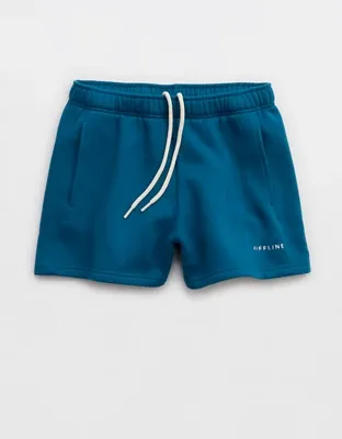 OFFLINE By Aerie 3" Cloud Fleece Short - Twilight Blue
