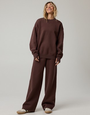 OFFLINE By Aerie Cloud Fleece Oversized Crewneck Sweatshirt - Relic