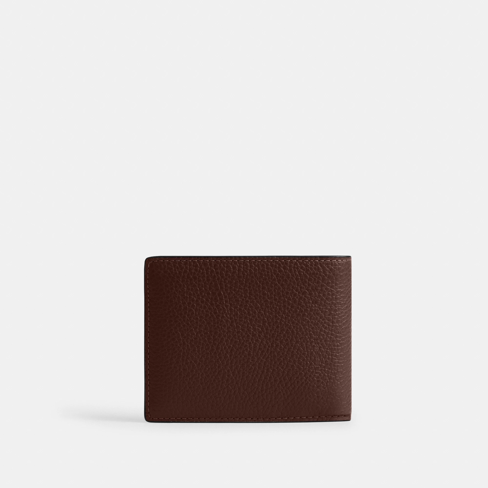 COACH®,3-In-1 Wallet,Leather,Bi Fold,Casual, Father's Day,,Back View