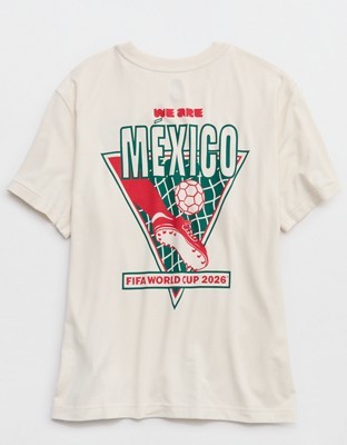 FWC26™ OFFLINE By Aerie Let's Stretch Oversized T-Shirt - Bright Red