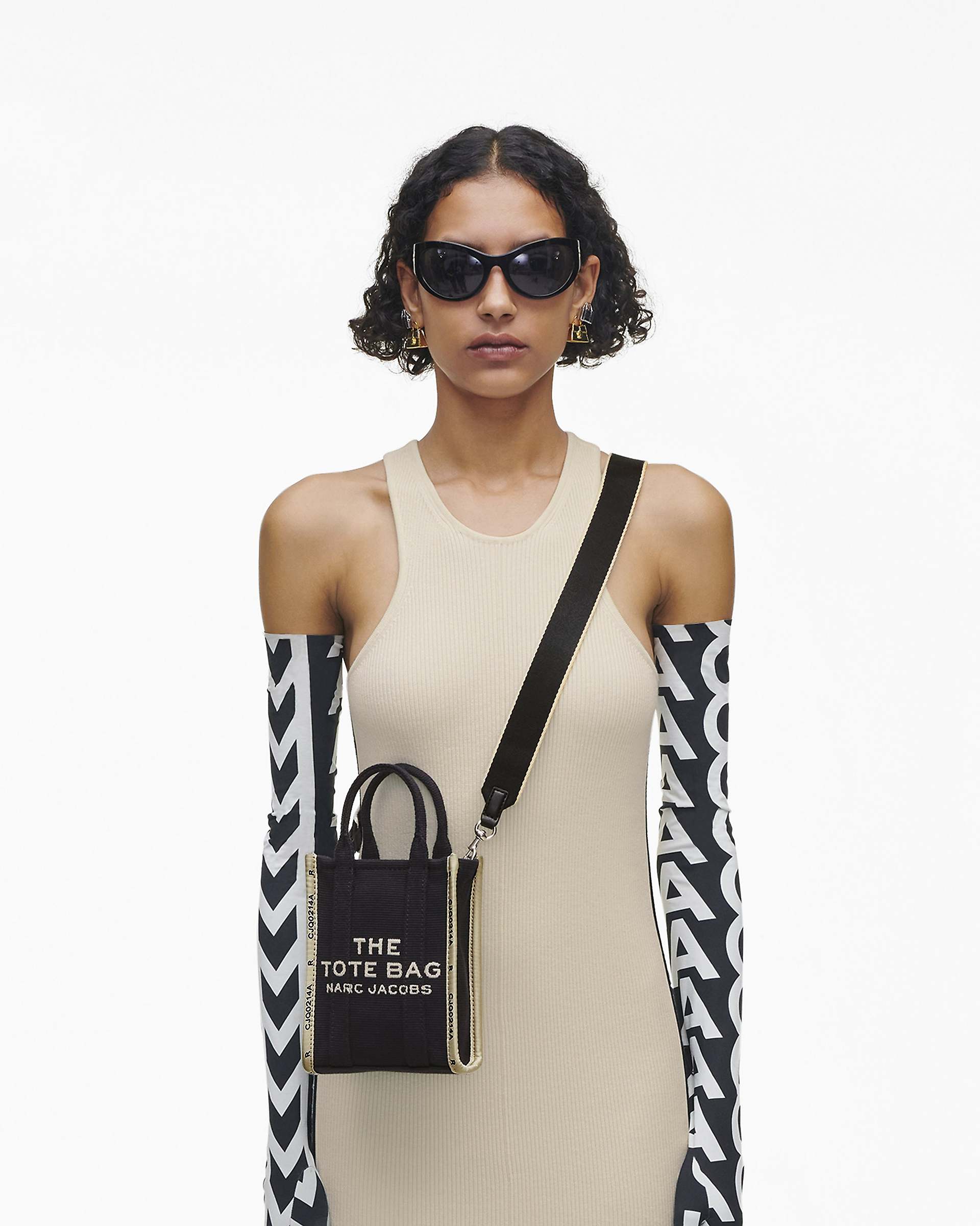 The Jacquard Crossbody Tote Bag
