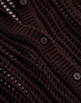 Aerie Short Sleeve Polo Sweater - Deep Earth