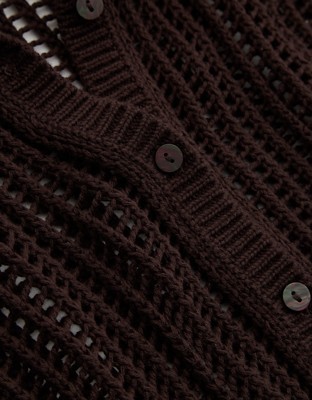 Aerie Short Sleeve Polo Sweater - Deep Earth