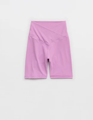 OFFLINE By Aerie Real Me Crossover High Waisted 5" Bike Short - Purple Space