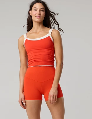 OFFLINE By Aerie Real Me XTRA High Waisted 3" Bike Short - Orange Flare