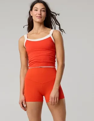 OFFLINE By Aerie Real Me XTRA High Waisted 3" Bike Short - Orange Flare