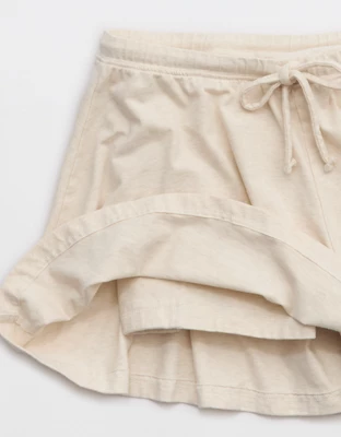 OFFLINE By Aerie OG Cotton Flowy Short - Heather Frost