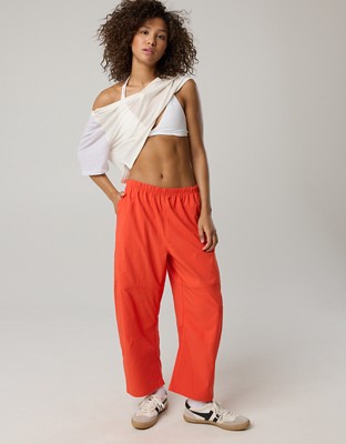 OFFLINE By Aerie Nice Moves Barrel Pant - Orange Flare