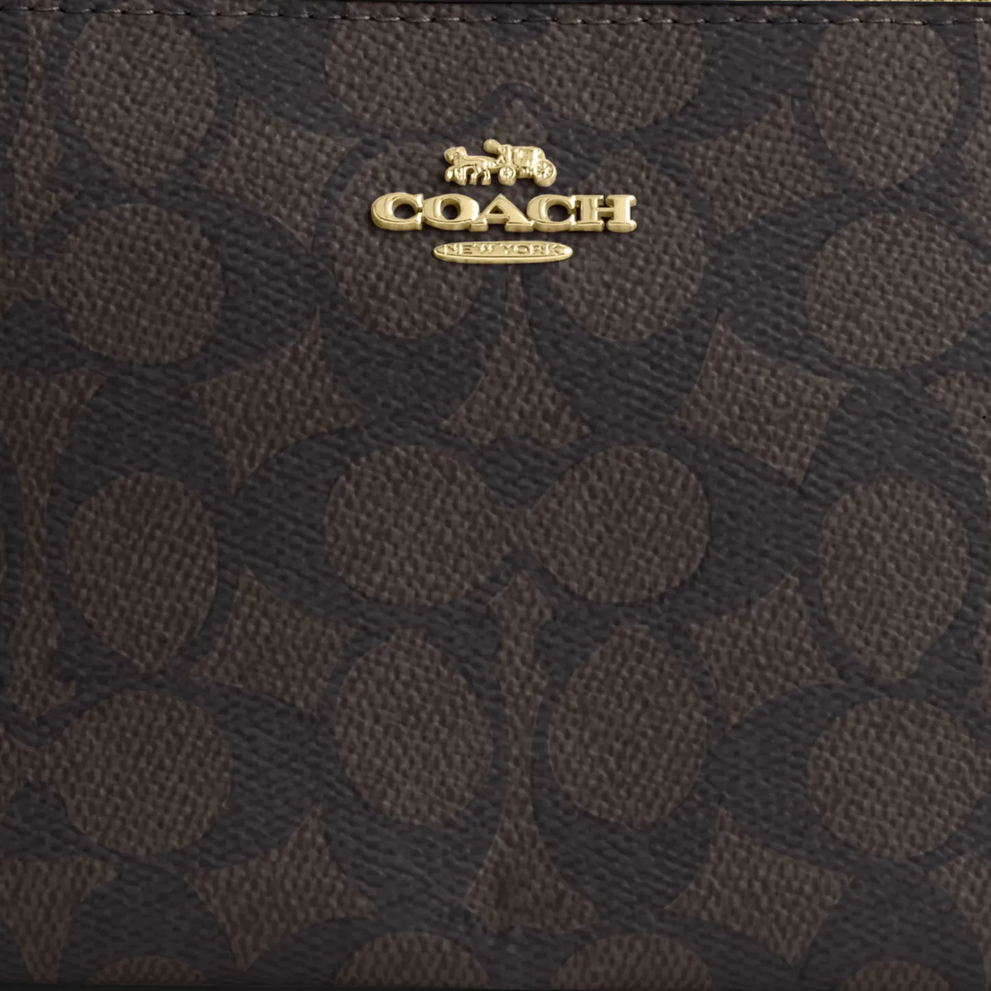 COACH®,Nolita 19 In Signature Canvas,Canvas,Shoulder Bag,Metal,Casual,Brown,Closer View