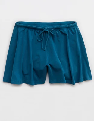 OFFLINE By Aerie OG Cotton Flowy Short - Twilight Blue