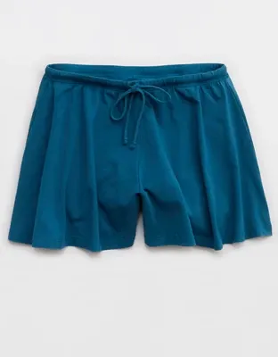 OFFLINE By Aerie OG Cotton Flowy Short - Twilight Blue