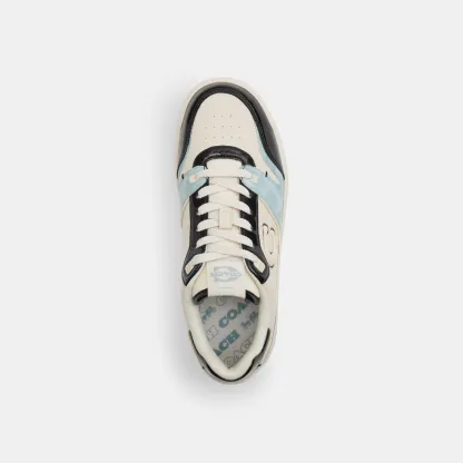 COACH®,Soho Sneaker With Patent Signature,Rubber,EVA,Recycled Polyester,Canvas,Leather,Polyester,Low Top,Casual,Fabric,Pla...,Multi Color,Inside View,Top View