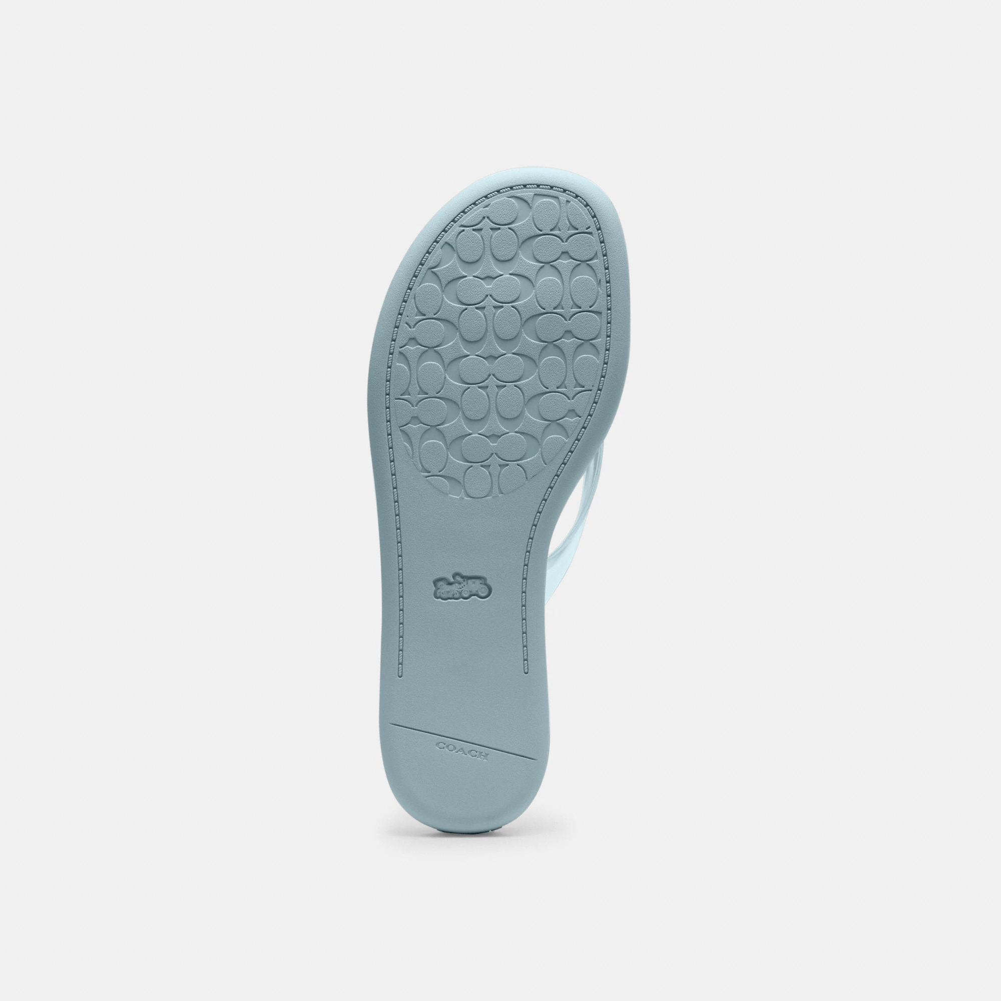 COACH®,Jelly Flip Flop In Signature,,Outsole View