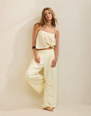 Aerie Street Trouser - Cozy Yellow