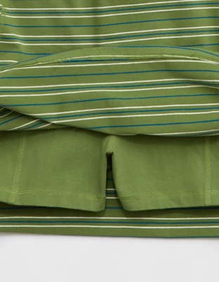 OFFLINE By Aerie OG Cotton Racerback Mini Dress - Olive Moss