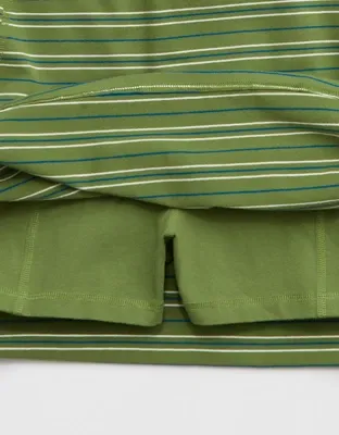OFFLINE By Aerie OG Cotton Racerback Mini Dress - Olive Moss