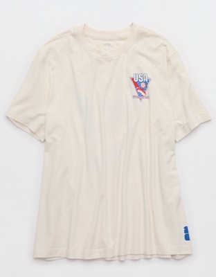 FWC26™ OFFLINE By Aerie Let's Stretch Oversized T-Shirt - Natural