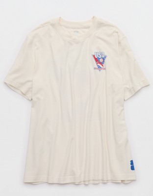FWC26™ OFFLINE By Aerie Let's Stretch Oversized T-Shirt - Natural
