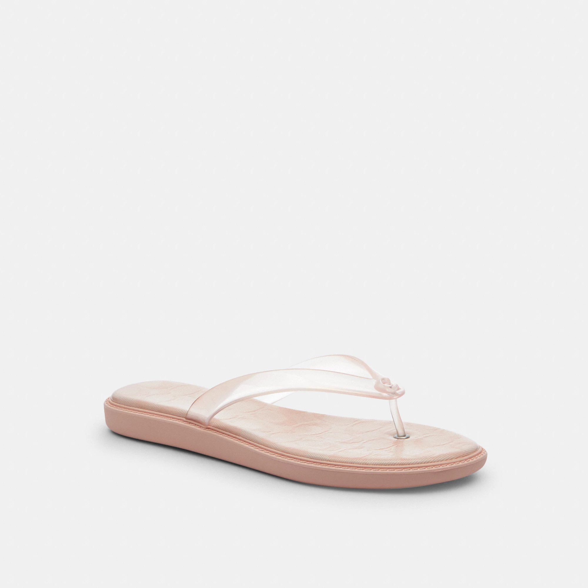 COACH®,Jelly Flip Flop In Signature,,Front View