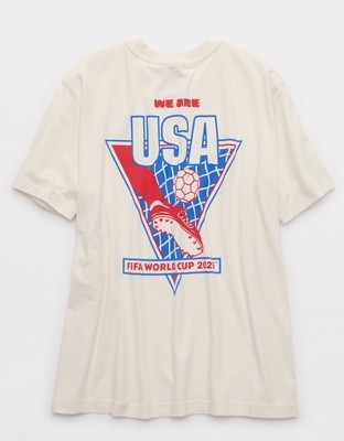 FWC26™ OFFLINE By Aerie Let's Stretch Oversized T-Shirt - Natural