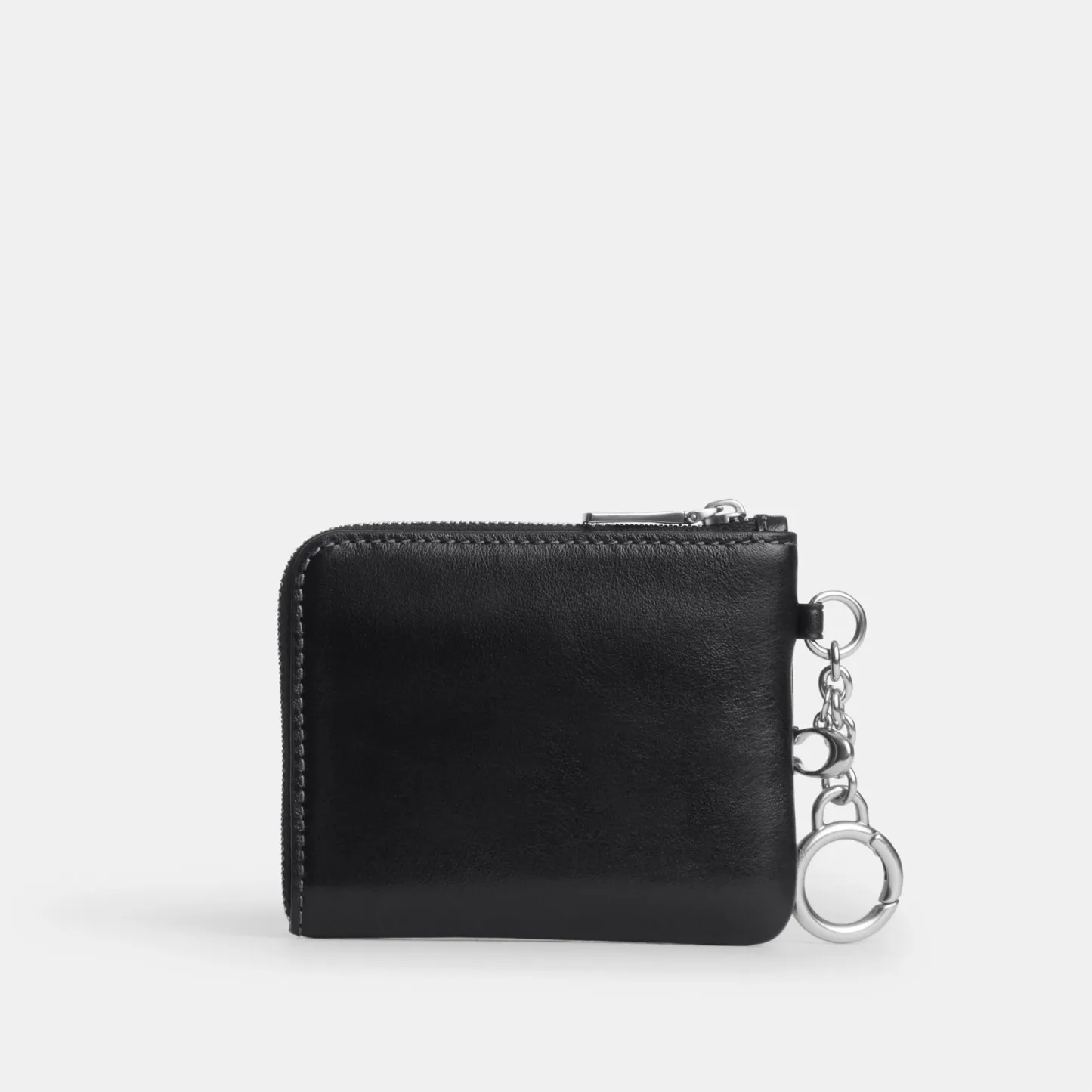 Small Corner Zip Wallet - SVBK - view 4