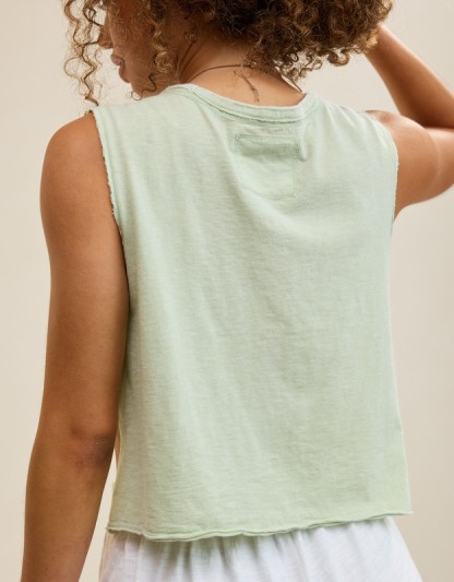 Aerie Happiest Side Tie Tank - Aloe