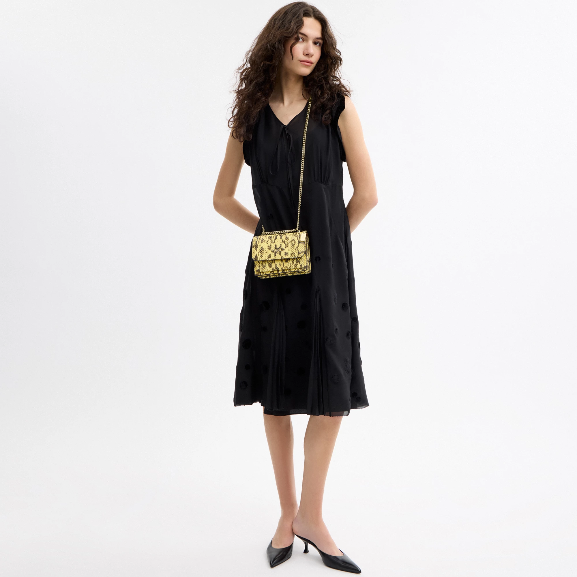 COACH®,Mini Klare Crossbody Bag,Yellow