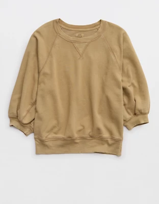 Aerie Femme Sweatshirt - Toasted Almond