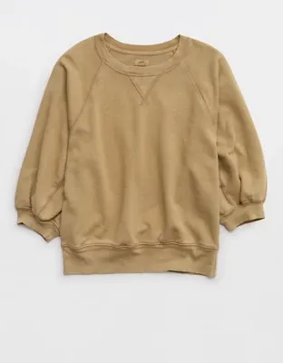 Aerie Femme Sweatshirt - Toasted Almond