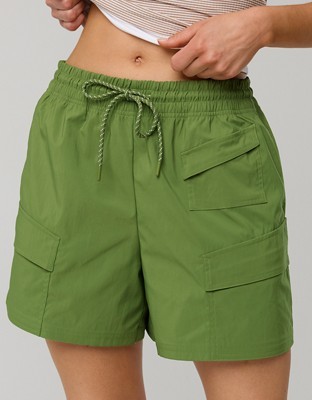 OFFLINE By Aerie Nice Moves Dockside Short - Olive Moss