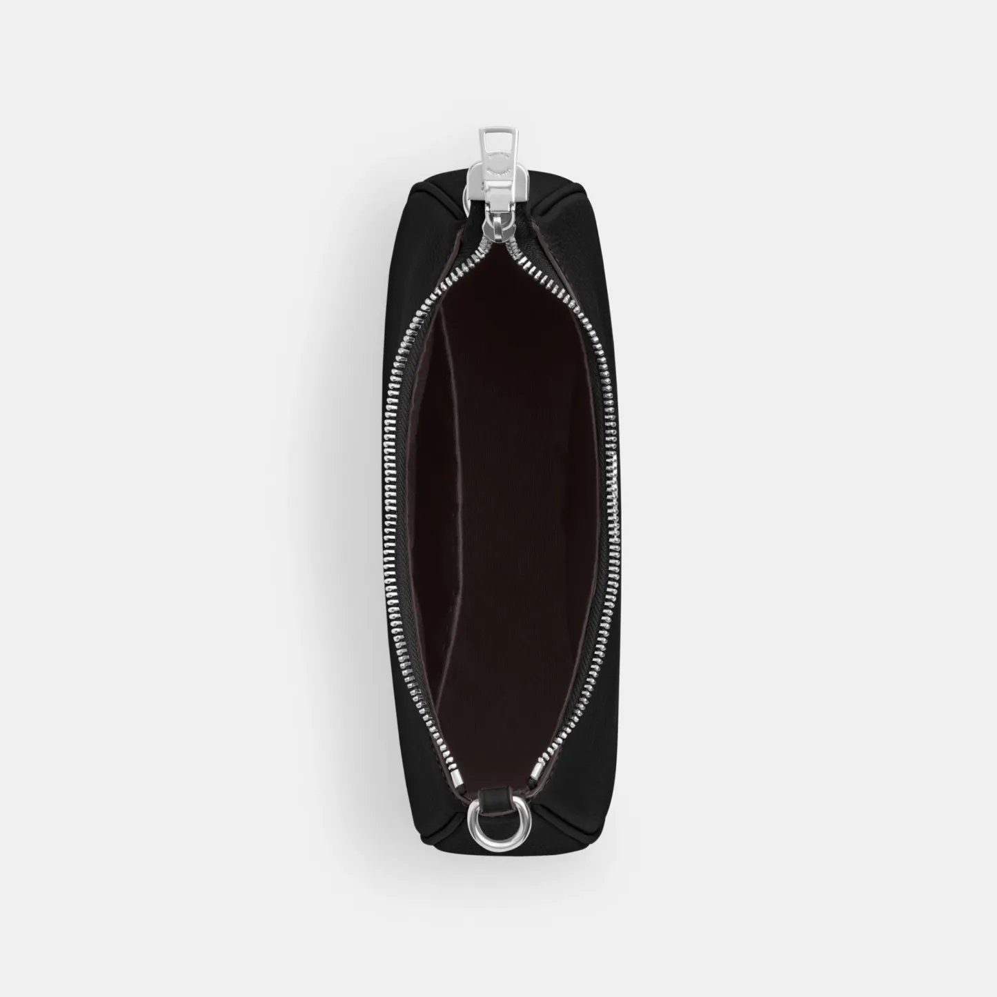 COACH®,Teri Shoulder Bag,Shoulder Bag,Chain Detail,Metal,Logo,Casual,Black,Inside View,Top View