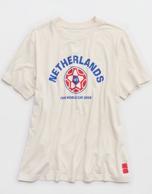 FWC26™ OFFLINE By Aerie Let's Stretch Oversized T-Shirt - Empire Blue