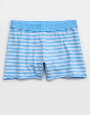 Aerie Sunday Soft Short - Blue Vinyl
