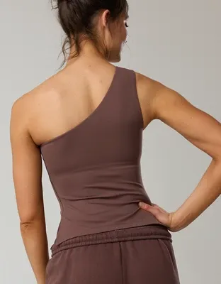 OFFLINE By Aerie Real Me XTRA One Shoulder Tank Top - Relic