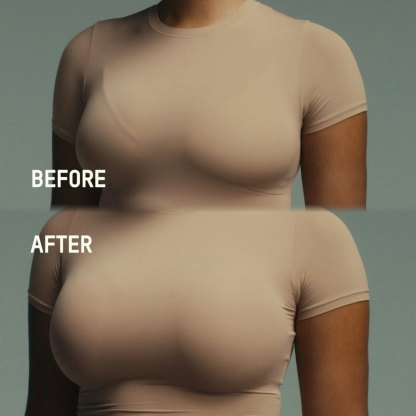SKIMS ULTIMATE TEARDROP PUSH-UP BRA - CLAY - image 4
