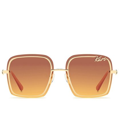 Kurt Geiger London Women's KGL1059 61mm Square Sunglasses - Gold - view 2