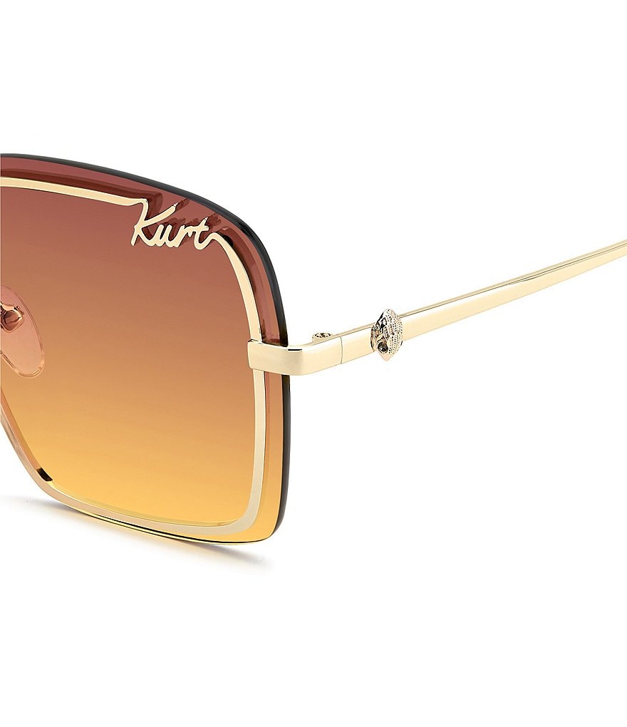 Kurt Geiger London Women's KGL1059 61mm Square Sunglasses - Gold - view 3
