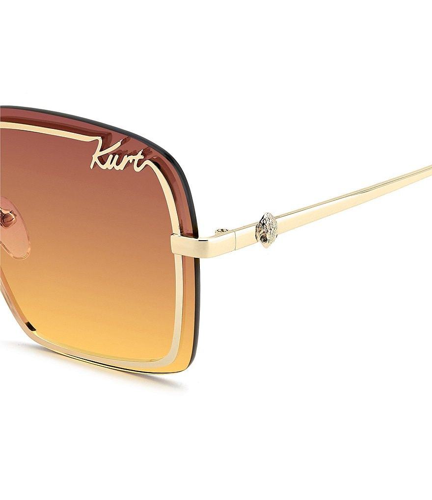 Kurt Geiger London Women's KGL1059 61mm Square Sunglasses - Gold - view 3