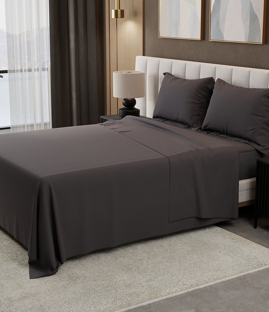 Noble Excellence 500 Thread-Count Egyptian Cotton Sheet Set - Pavement - view 15