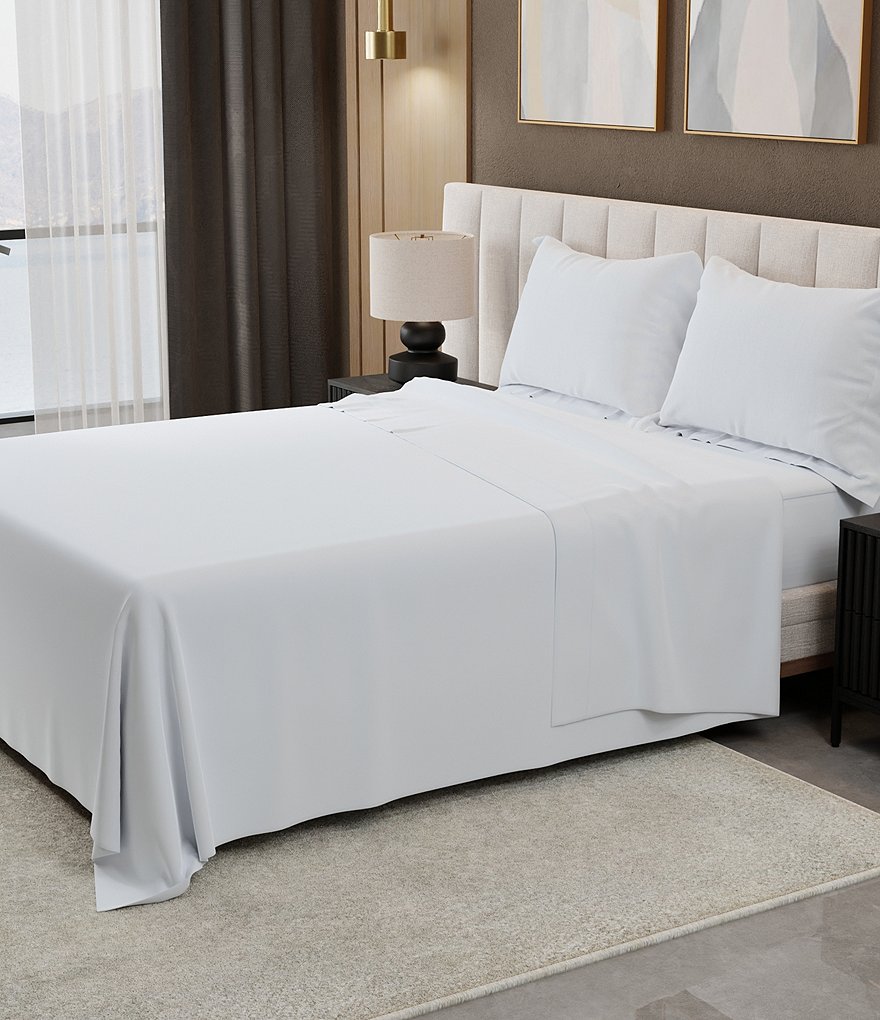 Noble Excellence 500 Thread-Count Egyptian Cotton Sheet Set - Bright White - view 7