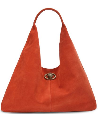 Kurt Geiger London Chelsea Large Slouch Hobo Shoulder Bag - Orange - view 12