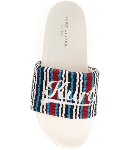 Kurt Geiger London Men's Kurt Script Pool Slide Sandals - Red - view 5