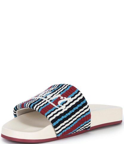 Kurt Geiger London Men's Kurt Script Pool Slide Sandals - Red - view 7