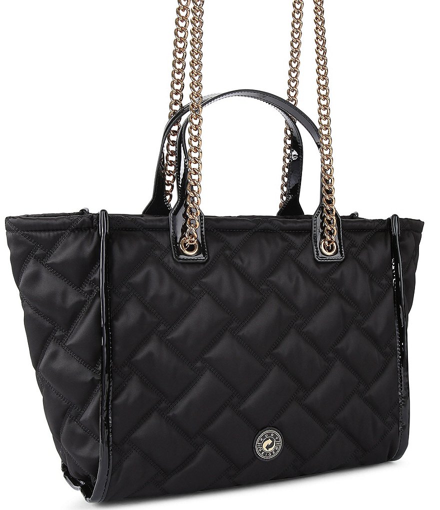 Kurt Geiger London Hoxton Large Quilted East-West Shopper Tote Bag - Black - view 2