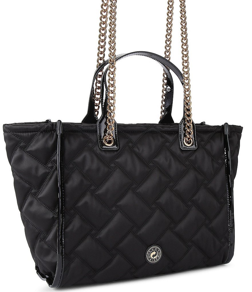 Kurt Geiger London Hoxton Large Quilted East-West Shopper Tote Bag - Black - view 2