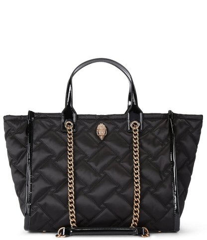 Kurt Geiger London Hoxton Large Quilted East-West Shopper Tote Bag - Black - view 1